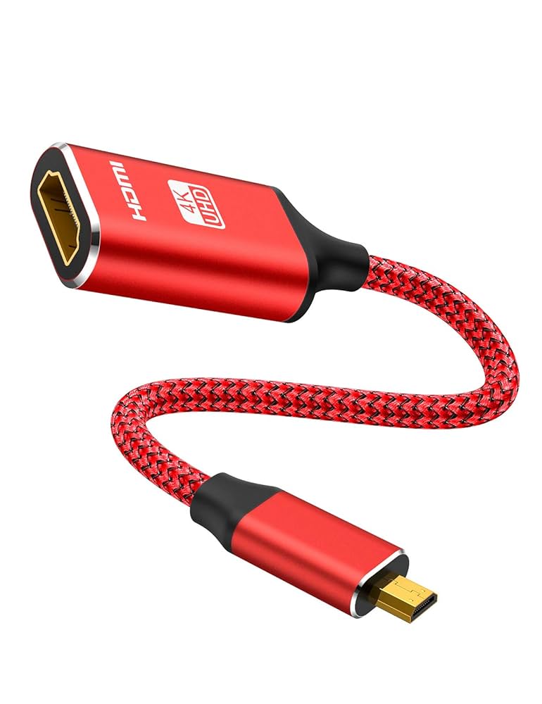 Amazon | Snowkids マイクロHDMI - HDMI ケーブル 30cm Micro